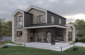 Çift Katlı Çelik Villa – 178 m2