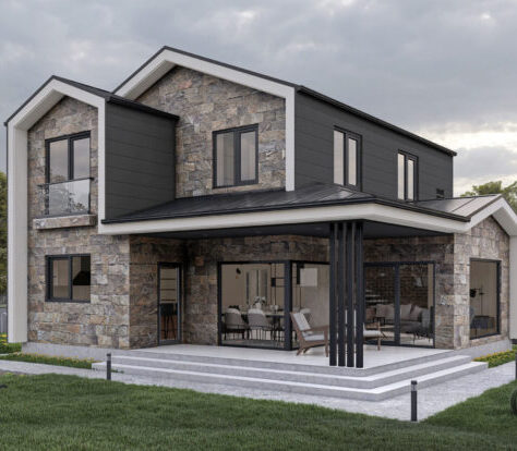 Çift Katlı Çelik Villa – 178 m2